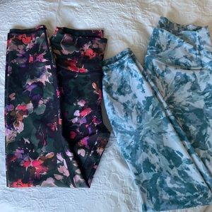 Bundle- 2 active wear leggings multi color